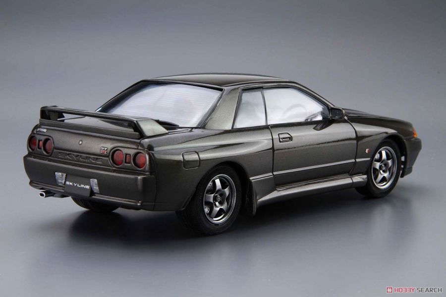 青島社 AOSHIMA 1/24 汽車模型 模型車 No.12 061435 日產 Skyline BNR32 GT-R '89 組裝模型 AOSHIMA 1/24 閃電霹靂車 阿斯拉 AKF-0/G LIFTING TURN模式