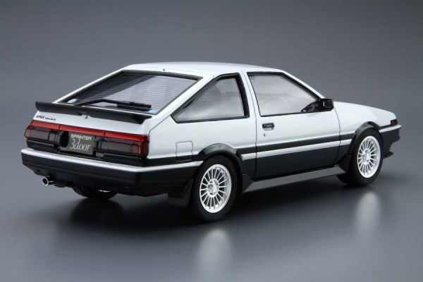 青島社 AOSHIMA 1/24 汽車模型 模型車 No.05 061411 AE86 SPRINTER TRUENO GT-APEX'85 組裝模型 AOSHIMA 1/24 閃電霹靂車 阿斯拉 AKF-0/G LIFTING TURN模式