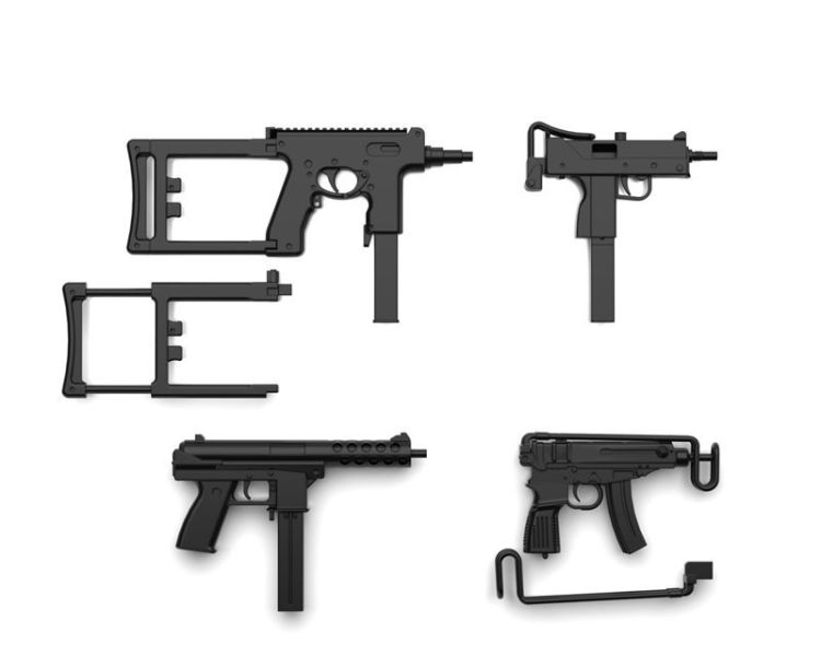 預購26年4月 1/12 LittleArmory (LA058) Compact SMG Set 