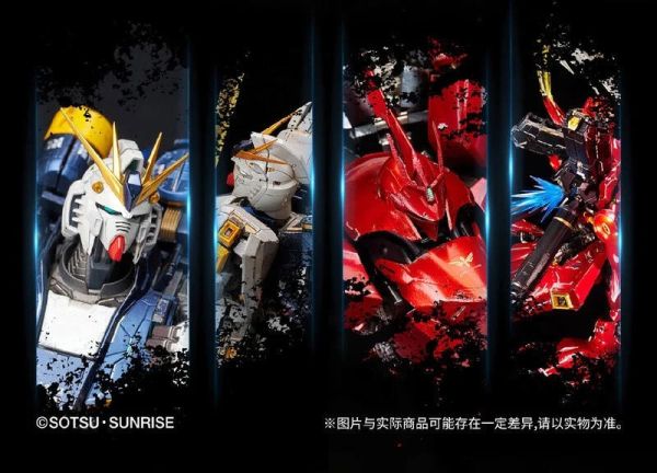 萬代 BN BNFDX vol.2 v鋼彈 vs 沙薩比 情景雕像 28cm [店面展示品已拆擺過] 