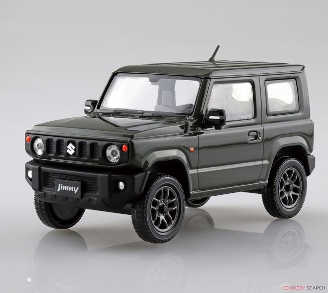 青島社 AOSHIMA 1/32 SNAP KIT 08-B 鈴木 SUZUKI JIMNY 叢林綠 (多色成型免膠水)  