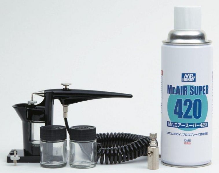 郡氏 GSI PA200 噴氣罐 AIR SUPER-190 420ml 鋼彈麥克筆噴槍專用 