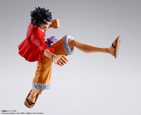 預購25年1月 萬代 代理版 SHF S.H.F 航海王 蒙其‧D‧魯夫-鬼島討伐-(再販) 