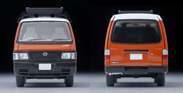 預購10月 TOMYTEC 1/64 Bongo Brawny 客製化 棕 行李架&人偶 塗裝完成品 