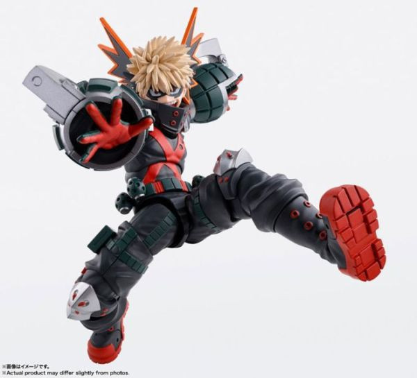 萬代 代理版 S.H.F 我的英雄學院 爆豪勝己 可動完成品 