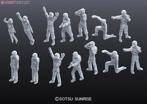 萬代 BANDAI 製作家零件HD BPHD-15 1/144 MS人物01 BUILDERS PARTS 改造套件