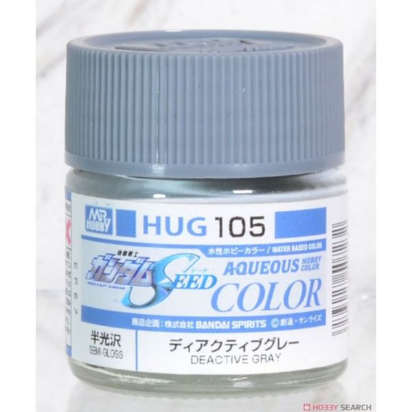 郡氏 GSI 鋼彈專用色 水性漆 HUG系列101-108 SEED系列專用色 半光澤 10ml 