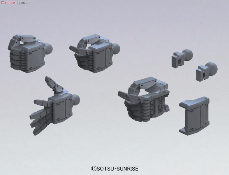 萬代 BANDAI 製作家零件HD BPHD-37 1/144 MS機械手01 (聯邦系/暗灰色) BUILDERS PARTS 改造套件 