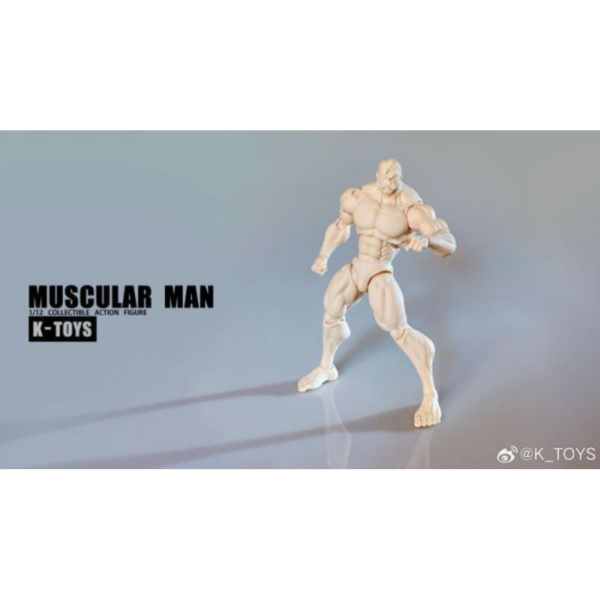 預購7-9月 K-Toys 1/12 強壯肌肉男素體 KT01A 白膚 