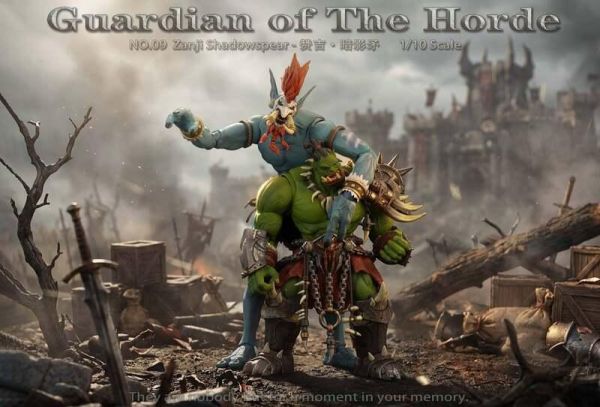 預購11月 灰騎士工作室 部落守衛 09 讚吉 暗影矛 Zanji 可動 