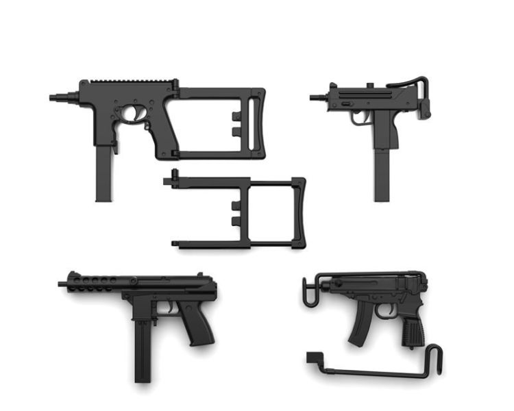 預購26年4月 1/12 LittleArmory (LA058) Compact SMG Set 