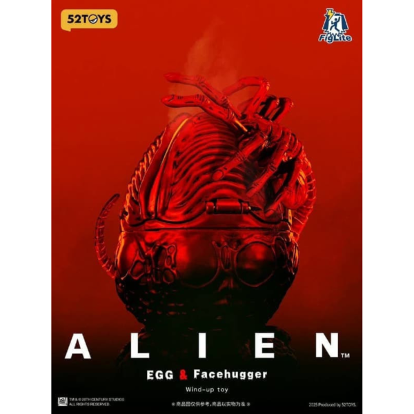 預購12月 52toys 異形 1/12 閃電奇舞 異形卵 抱臉蟲 可動完成品 