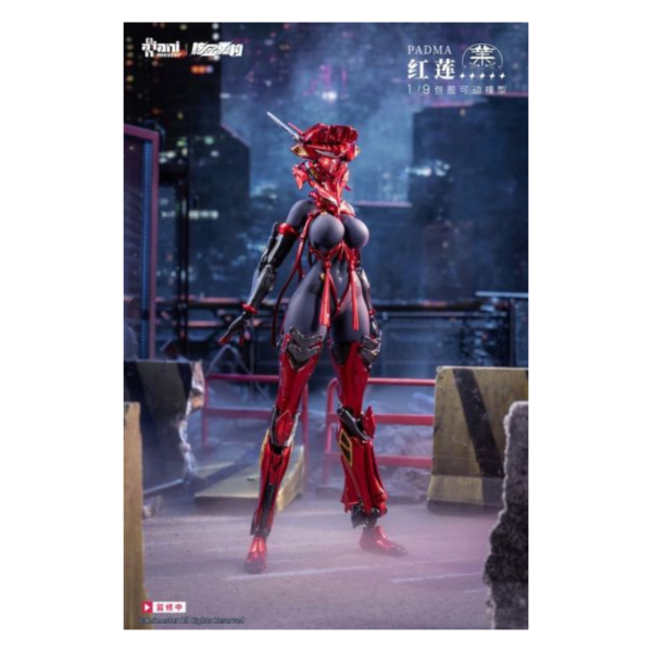 預購Q2 核金重構 紅蓮 Padma 1/9 包膠可動人偶 戰術頭盔磁控光效 附特典 