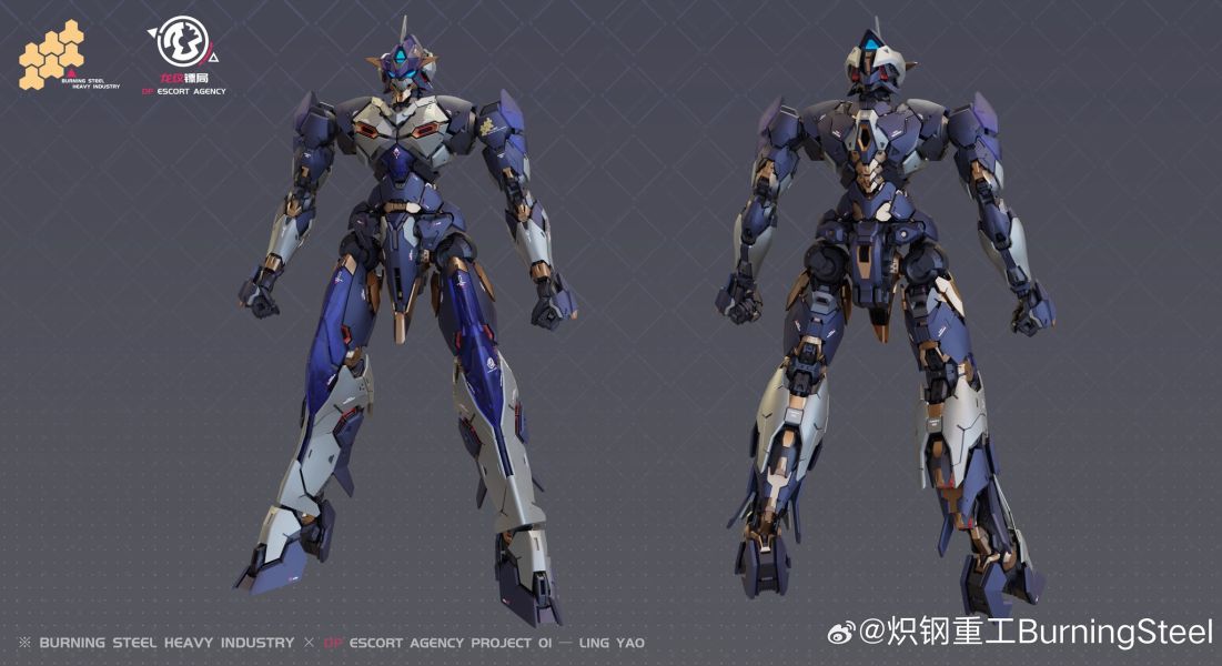 預購26年Q1 熾鋼重工 原創系列機甲模型 第一彈 龍紋鏢局 令曜 組裝模型 