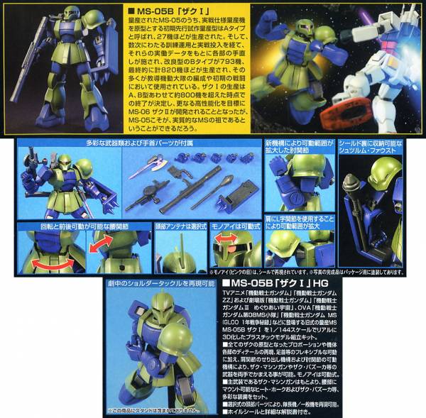 萬代 BANDAI 1/144 鋼彈模型 HGUC #64 薩克I 組裝模型 