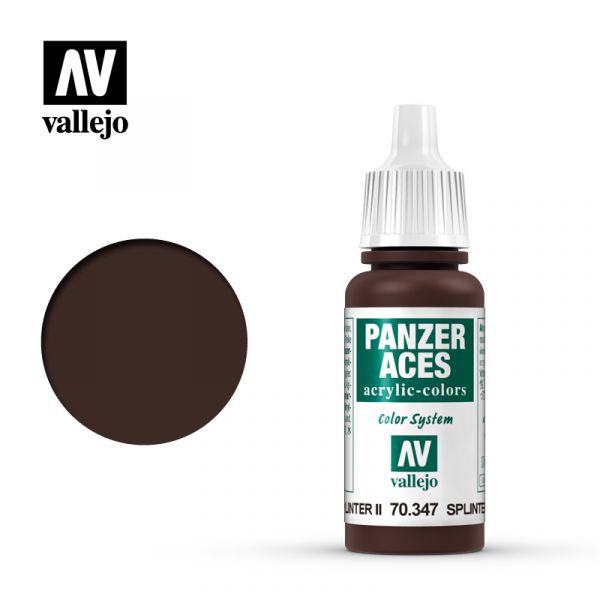  Acrylicos Vallejo - 70347 - 裝甲王牌 Panzer Aces - 碎片迷彩斑紋II Splinter Blotches II - 17 ml. 