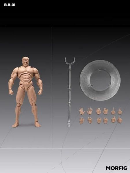 預購26年Q2 INART Male Body β 1/12 素體 超可動人偶 黃膚版 