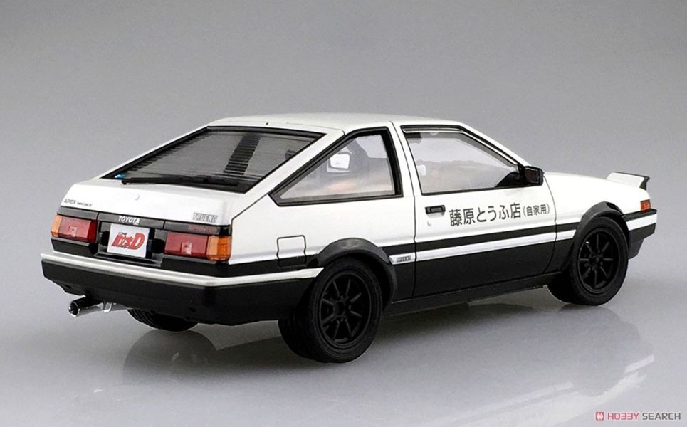 青島社 AOSHIMA 1/24 頭文字D 藤原拓海 AE86 第一卷式樣 組裝模型 