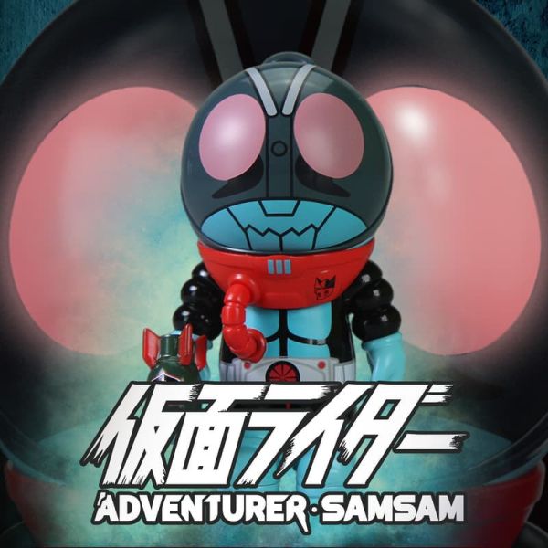 預購9月 SAMSAM 假面騎士聯名系列 公仔 盲盒 盒抽 一中盒8入 全8種 L0828 