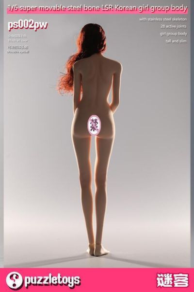 Puzzletoys 1/6 套裝 ps002pw 粉紅白肌色 小麥肌色 矽膠 