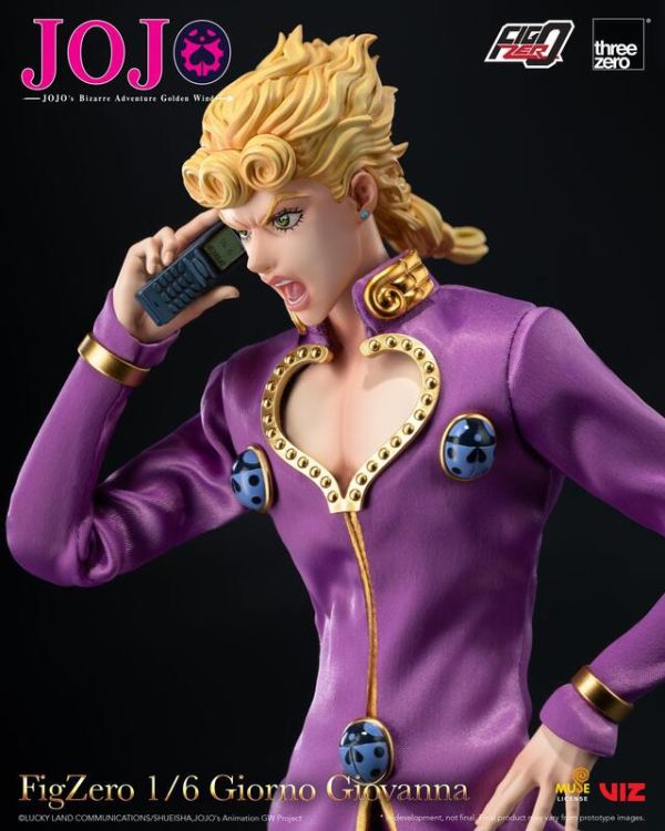 預購第四季 threezero JOJO的奇妙冒險：黃金之風 喬魯諾 喬巴拿 