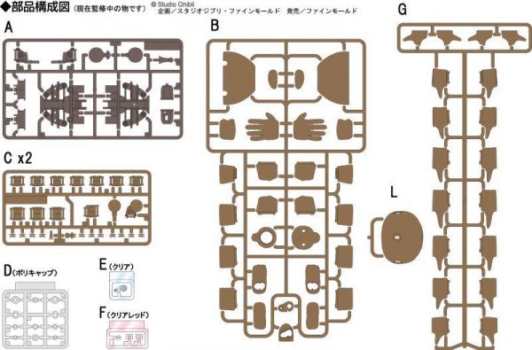 FINEMOLDS 1/20  宮崎駿 天空之城 機器人兵(戰鬥ver.)  