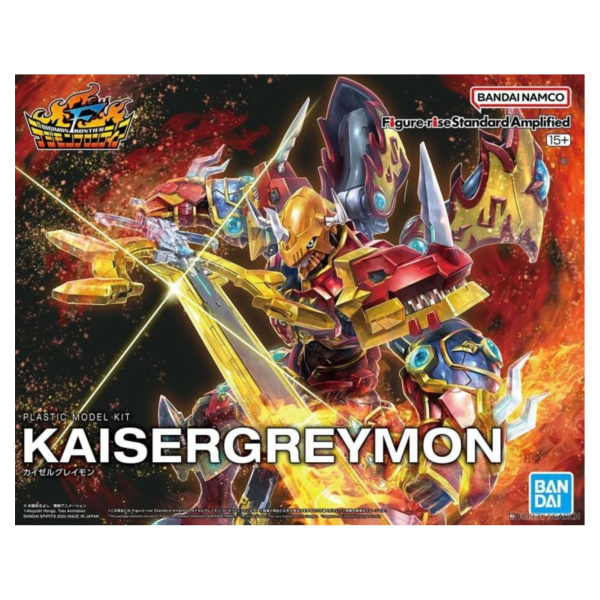 萬代 Figure-rise Standard 數碼寶貝 凱撒暴龍獸 增幅版 組裝模型 