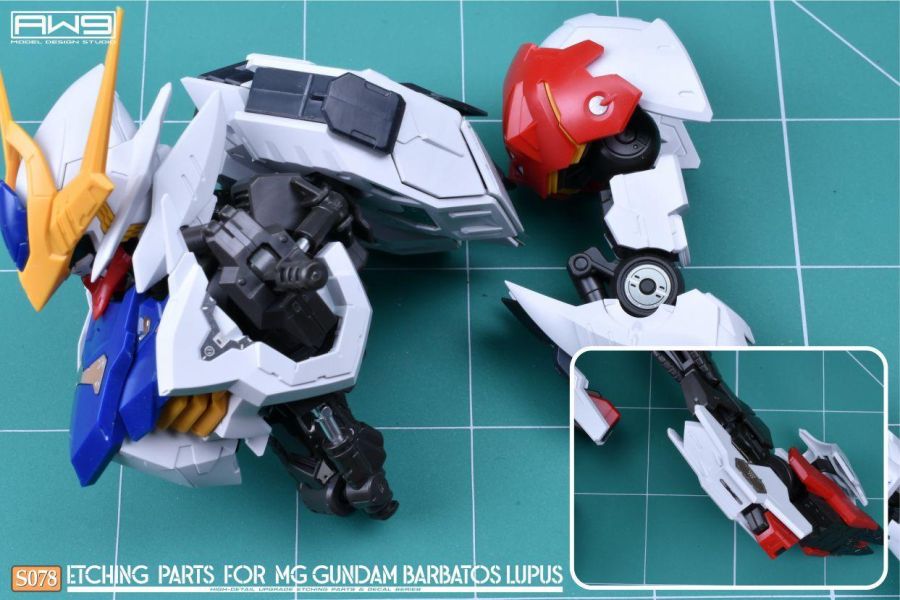 預購4月 鋼魂 AW9 S078 MG 1/100 天狼型獵魔鋼彈專用蝕刻片 附水貼 