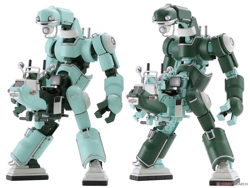 長谷川 HASEGAWA 1/35 Mechatro Chubu1號 No.1 淺綠&綠色 組裝模型 