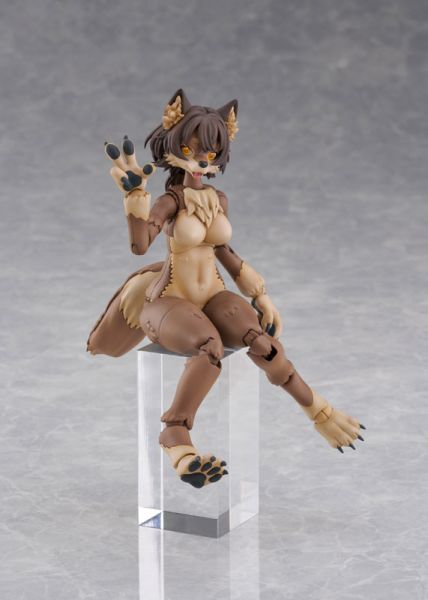 預購26年2月 青島 KEMOPLA 獸普拉 1/12 No.KP-02R 日本狼 獸娘 組裝模型 