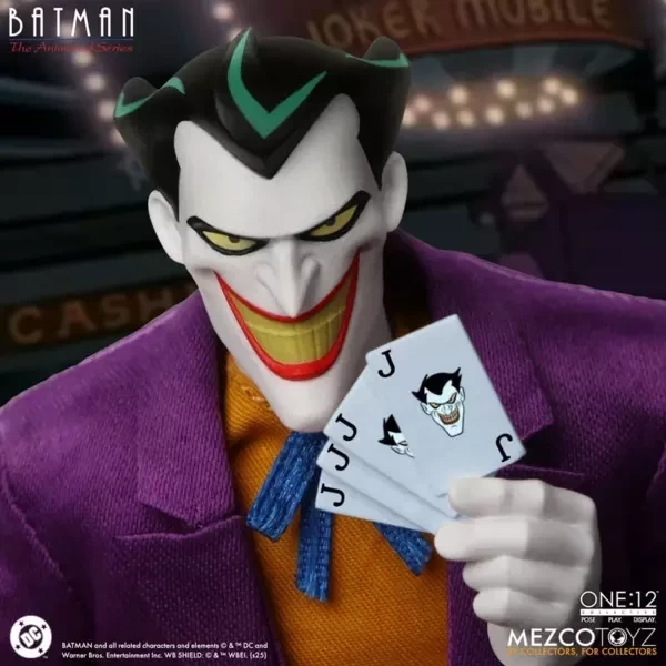 預購26年7月 MEZCO Collective 蝙蝠俠：動畫系列 小丑 可動 