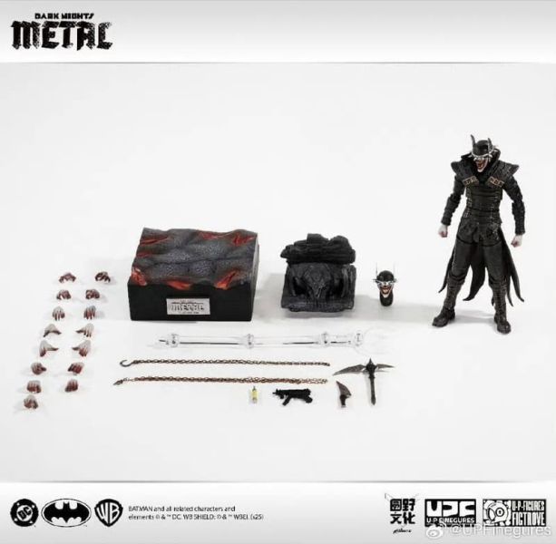 預購Q4 良品製造 1/12 黑暗之夜：金屬 狂笑之蝠 成品可動人偶 