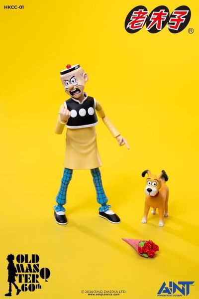 預購8月 AINT Production HKCC-01 1/12可動 老夫子 60週年紀念版 