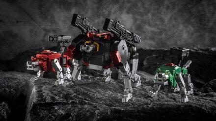 招財貓MICRO COSMOS MC-01S金屬色限定 聖戰士 百獸王 五獅合體 