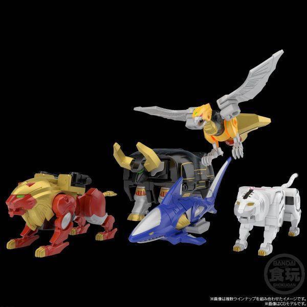 預購12月 萬代食玩 SMP SUPER MINIPLA 百獸戰隊 百獸合體 牙吠王 中盒3入 PB 