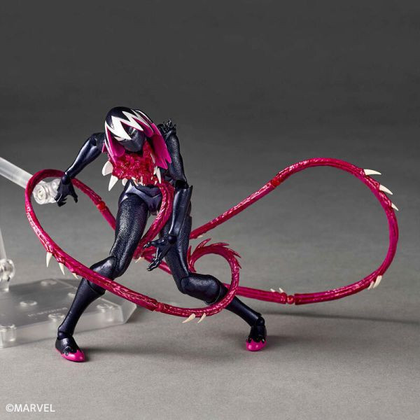 海洋堂 驚奇山口式 猛毒關 Gwenom 女蜘蛛人 關史黛西 可動完成品 