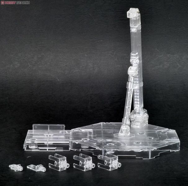 萬代 BANDAI 1/100 ACTION BASE 1 CLEAR 鋼彈專用支架1 透明色 腳架 