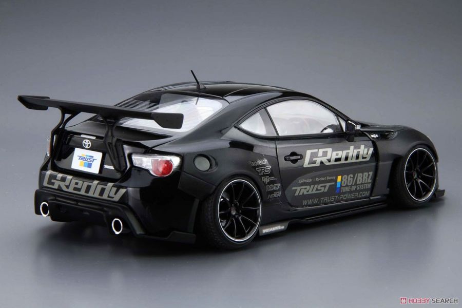青島社 AOSHIMA 1/24 汽車模型 改裝車 No.02 豐田86'12 Greddy&Rocket Bunny VOLK RACING 組裝模型 AOSHIMA 1/24 閃電霹靂車 阿斯拉 AKF-0/G LIFTING TURN模式