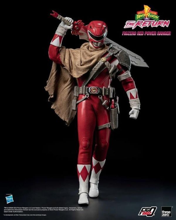 預購27年Q1 Threezero FigZero 金剛戰士：回歸 恐龍戰隊 紅衣戰士 一般版 
