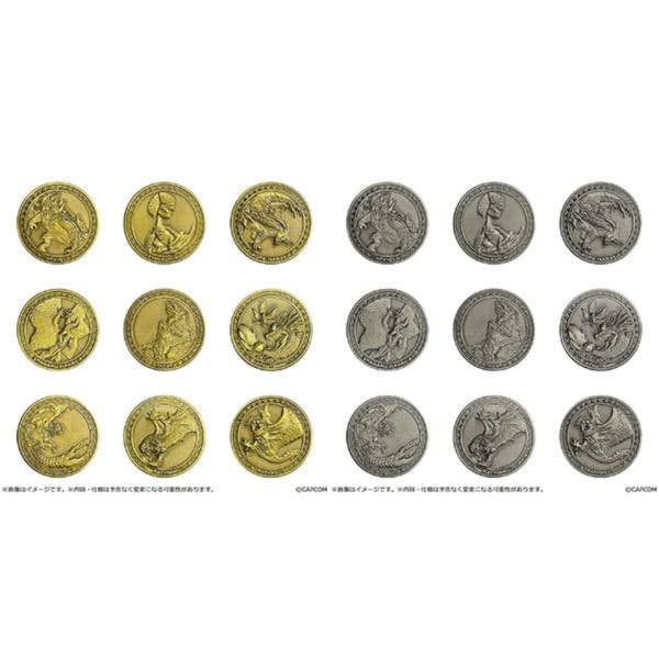 預購26年7月 CAPCOM 魔物獵人 荒野 金屬硬幣獎牌收藏集 獎章 第1彈 中盒20入 