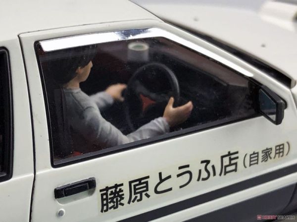 青島社 AOSHIMA 1/24 汽車模型 頭文字D No.14 藤原拓海 AE86 組裝模型 <附駕駛公仔> AAOSHIMA 1/24 頭文字D 藤原拓海 AE86 SPRINTER TRUENO [D計畫]