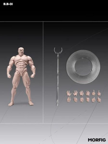 預購26年Q2 INART Male Body β 1/12 素體 超可動人偶 白膚版 