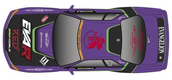 預購7月 長谷川 1/24 EVA RT初號機 Skyline R32 GT-R 組裝模型 