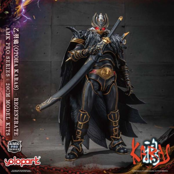 YOLOPARK AMK PRO系列 鴉KARAS 乙羽鴉 新生版 預組裝可動模型 