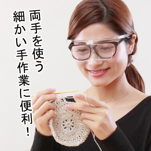 預購隔月 I.L.K. 日本製放大眼鏡 1.6x&2x&2.3x110x45mm 3片組 HF-60DEF (J) 