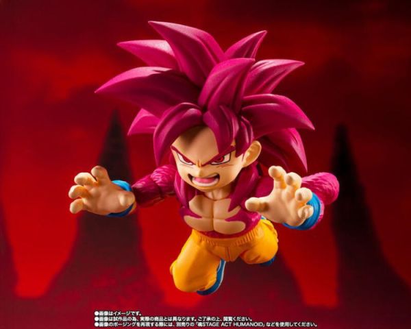 萬代 代理版 S.H.F 七龍珠 超級賽亞人4 孫悟空(MINI)-DAIMA- 
