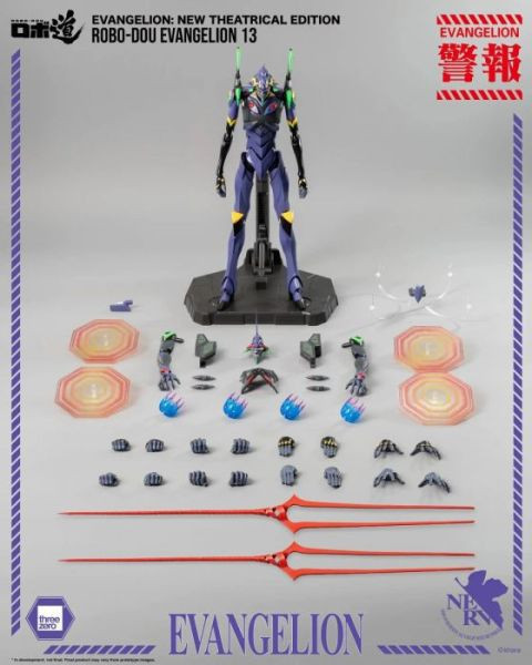 THREE ZERO 新世紀福音戰士新劇場版 ROBO-DOU 13號機 28cm 可動完成品 