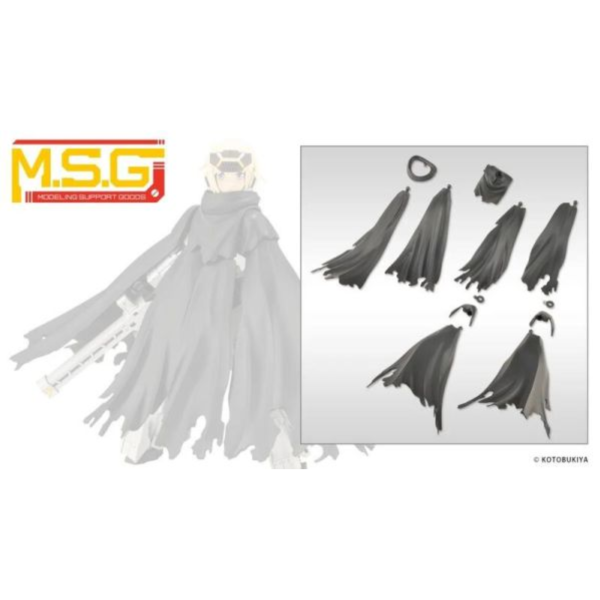 壽屋 組裝模型 MSG 武裝零件 MO005 衣裝零件 斗篷 黑色 