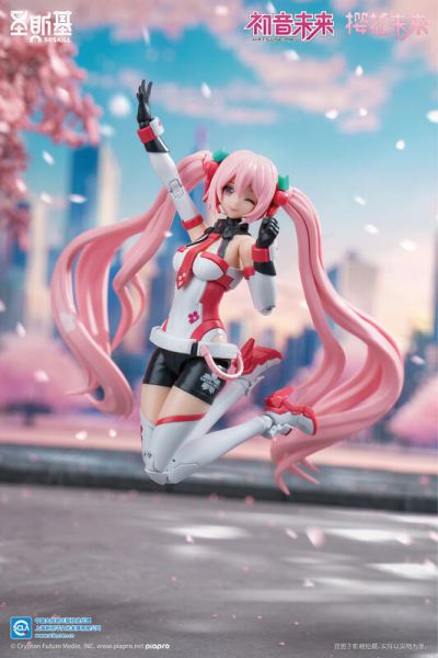 聖斯基 初音未來 櫻花未來 櫻初音 粉色音爆 組裝模型 