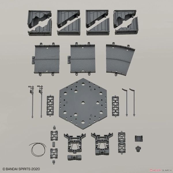 萬代 BANDAI 30MM 1/144 改裝用 場景台座 (城鎮版本) 